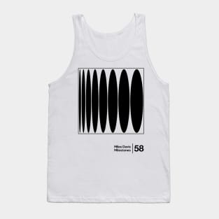 Milestones - Minimalist Style Illustration Artwork Tank Top